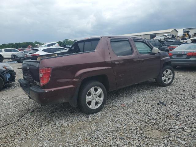 5FPYK1F57BB010350 - 2011 HONDA RIDGELINE RTL MAROON photo 6