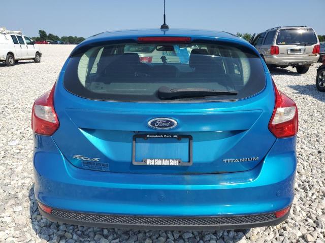 1FAHP3N22CL259060 - 2012 FORD FOCUS TITANIUM BLUE photo 6