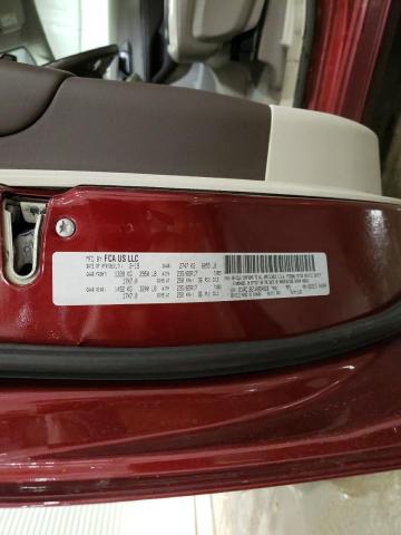 2C4RC1BG1KR654528 - 2019 CHRYSLER PACIFICA TOURING L RED photo 10