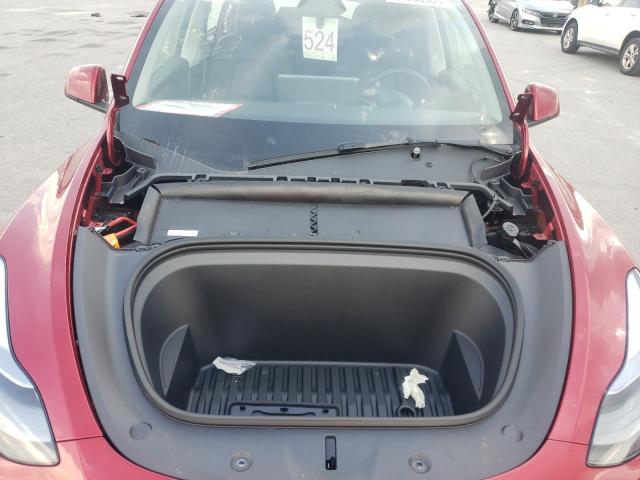 7SAYGAEE1SF302297 - 2025 TESLA MODEL Y წითელი ფოტო 11
