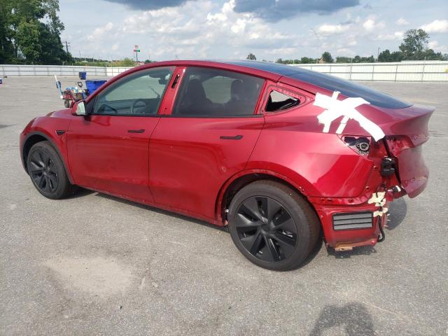 7SAYGAEE1SF302297 - 2025 TESLA MODEL Y წითელი ფოტო 2