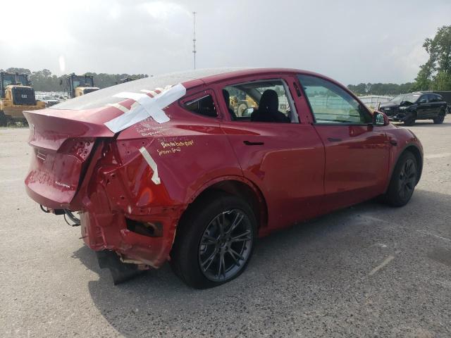 7SAYGAEE1SF302297 - 2025 TESLA MODEL Y წითელი ფოტო 3