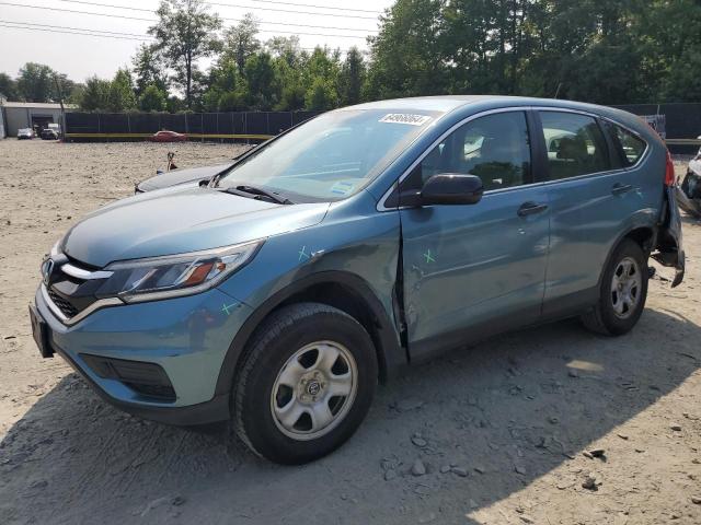 5J6RM4H33FL012856 - 2015 HONDA CR-V LX BLUE photo 1