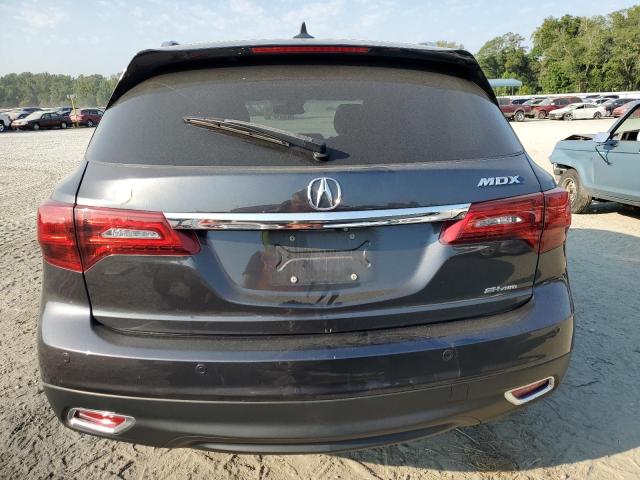 5FRYD4H87FB002992 - 2015 ACURA MDX ADVANCE CHARCOAL photo 6