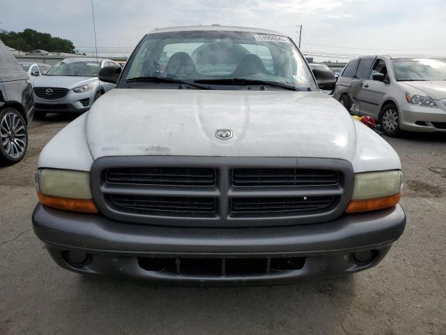 1B7GL16X62S694782 - 2002 DODGE DAKOTA BASE WHITE photo 5