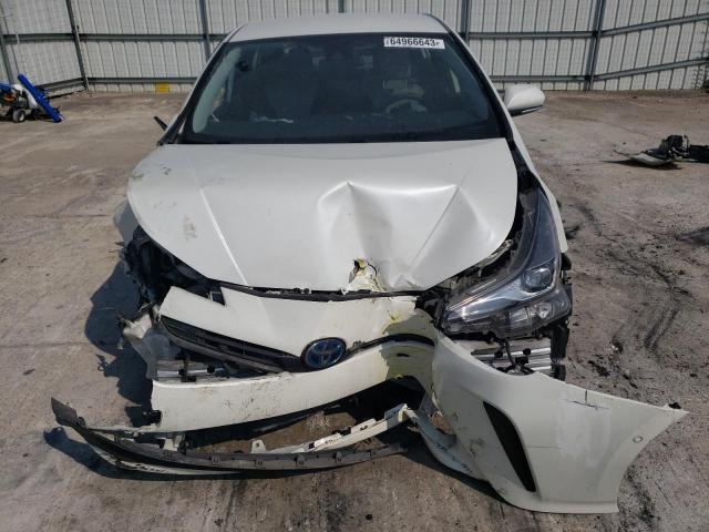 JTDKARFU4L3106541 - 2020 TOYOTA PRIUS L WHITE photo 5