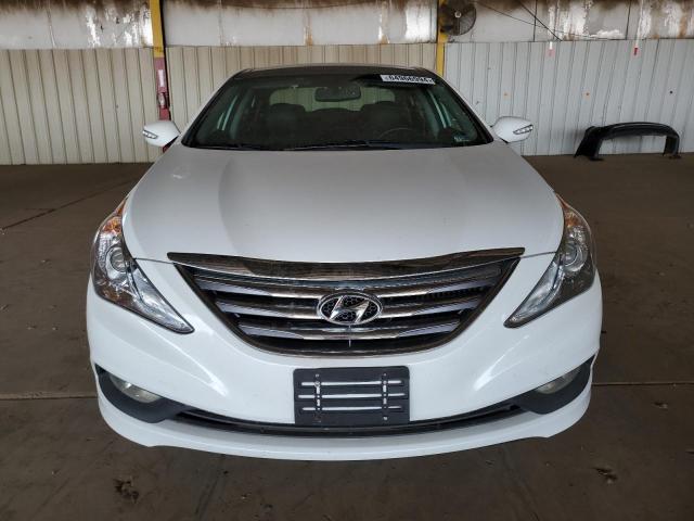 5NPEC4AB8EH847170 - 2014 HYUNDAI SONATA SE WHITE photo 5