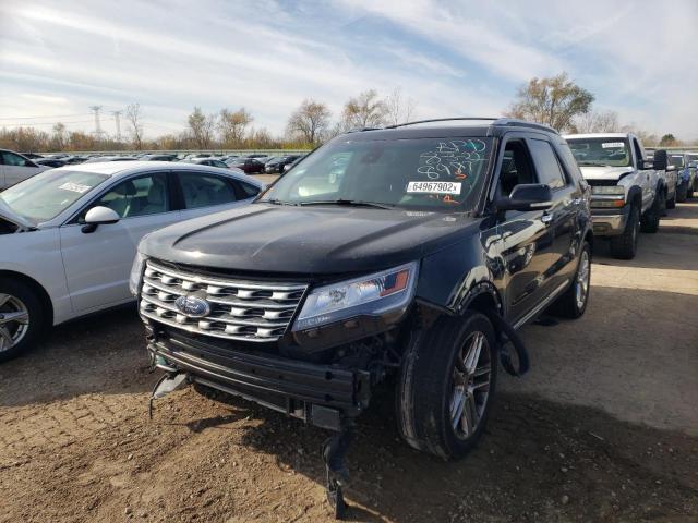 1FM5K8F83GGA48987 - 2016 FORD EXPLORER LIMITED BLACK photo 2