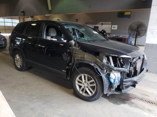 5XYKTCA62EG430361 - 2014 KIA SORENTO LX BLACK photo 4