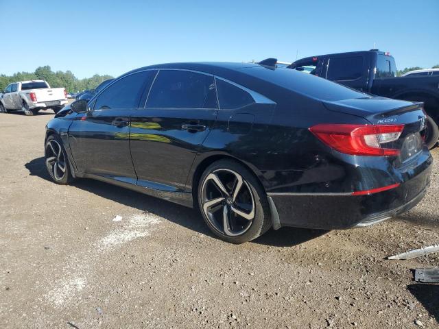 1HGCV1F30JA809601 - 2018 HONDA ACCORD SPORT შავი ფოტო 2