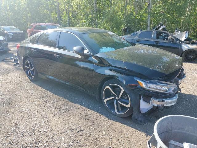 1HGCV1F30JA809601 - 2018 HONDA ACCORD SPORT შავი ფოტო 4