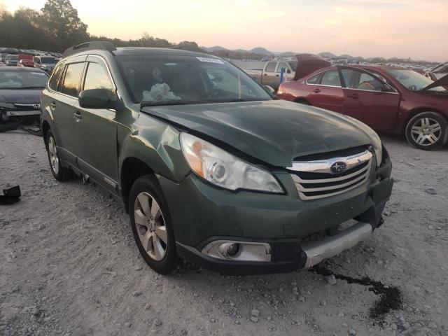 4S4BRDKC2C2242659 - 2012 SUBARU OUTBACK 3.6R LIMITED GREEN photo 1