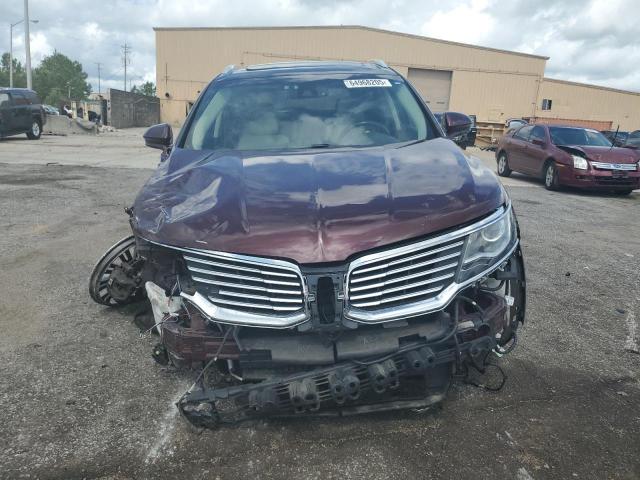 2LMPJ8LR9HBL46658 - 2017 LINCOLN MKX RESERVE Բորդո լուսանկար 5