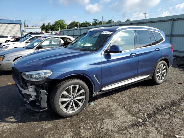 5UXTR9C53KLD97219 - 2019 BMW X3 XDRIVE30I BLUE photo 1