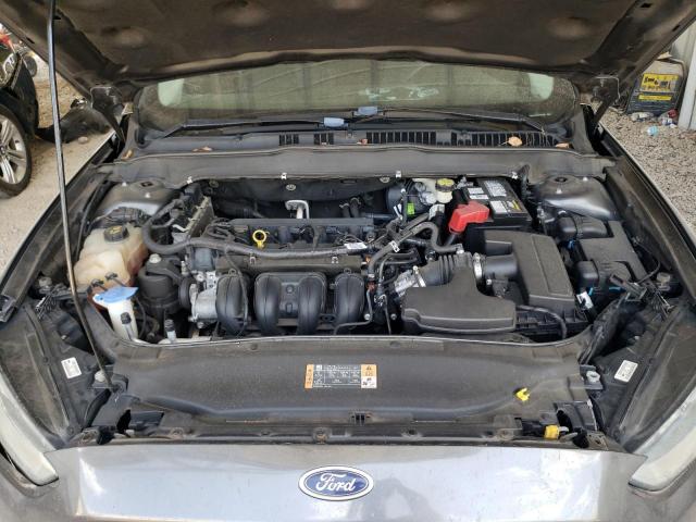 3FA6P0H73GR369068 - 2016 FORD FUSION SE GRAY photo 11