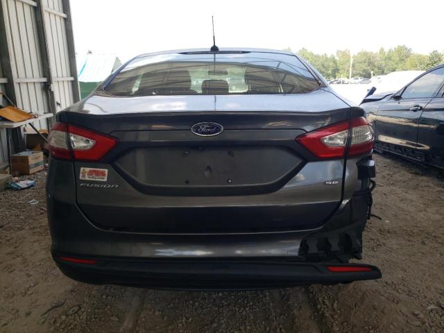 3FA6P0H73GR369068 - 2016 FORD FUSION SE GRAY photo 6