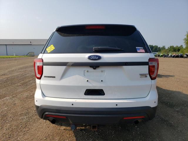 1FM5K8AR1GGD04785 - 2016 FORD EXPLORER POLICE INTERCEPTOR 白色 照片 6
