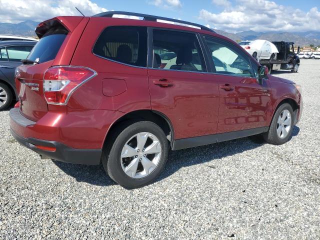 JF2SJAHC4EH555831 - 2014 SUBARU FORESTER 2.5I LIMITED RED photo 3