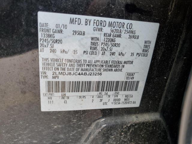 2LMDJ8JC4ABJ23256 - 2010 LINCOLN MKX 黑色 照片 23