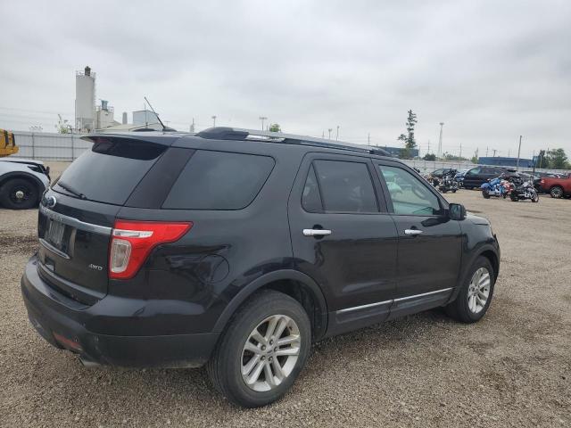 1FMHK8D8XCGA68910 - 2012 FORD EXPLORER XLT BLACK photo 3
