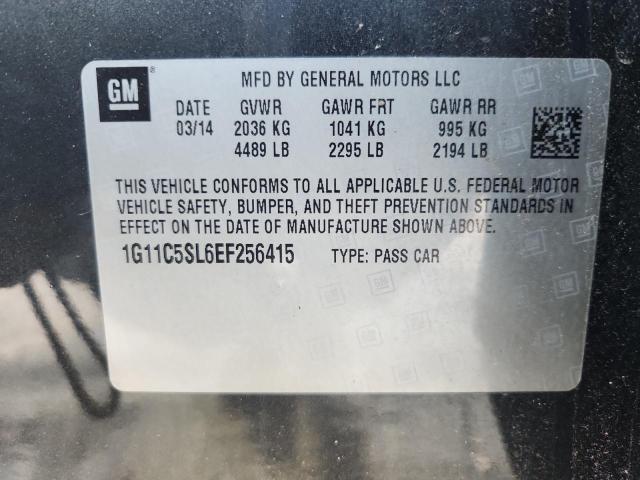 1G11C5SL6EF256415 - 2014 CHEVROLET MALIBU 1LT GRAY photo 12