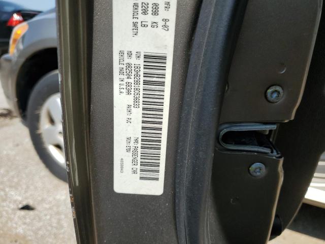 1B3HB28B18D536833 - 2008 DODGE CALIBER BROWN photo 12