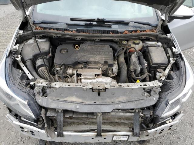 1G1BE5SM5K7117633 - 2019 CHEVROLET CRUZE LT ვერცხლისფერი ფოტო 11