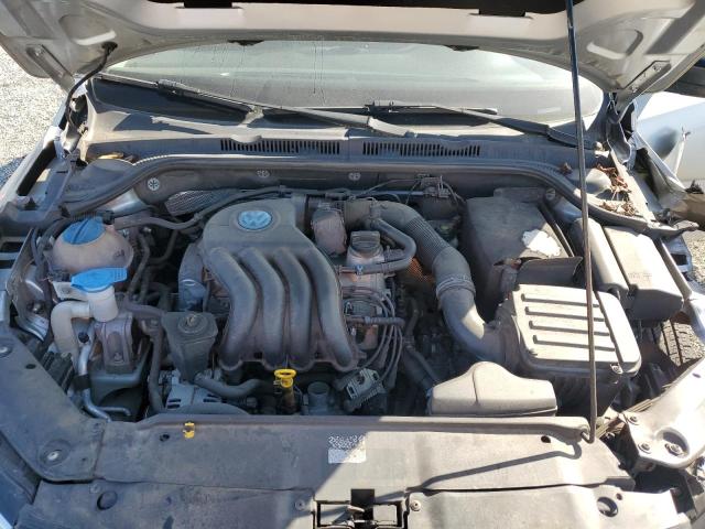 3VW2K7AJ2EM333384 - 2014 VOLKSWAGEN JETTA BASE SILVER photo 11