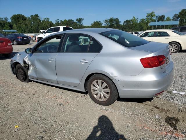 3VW2K7AJ2EM333384 - 2014 VOLKSWAGEN JETTA BASE SILVER photo 2