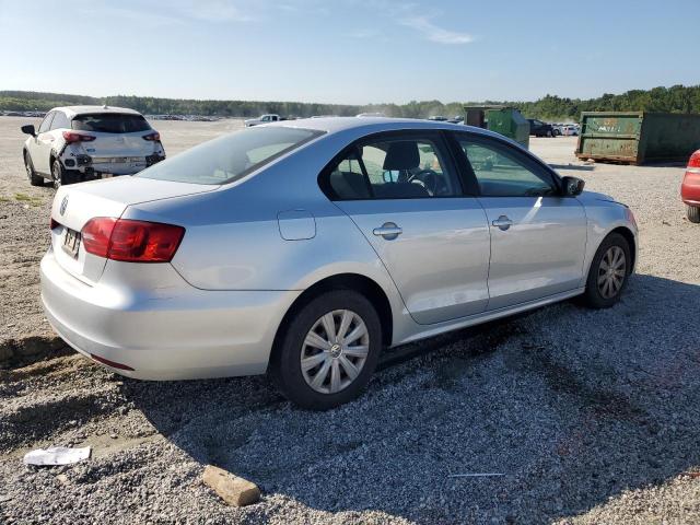 3VW2K7AJ2EM333384 - 2014 VOLKSWAGEN JETTA BASE SILVER photo 3