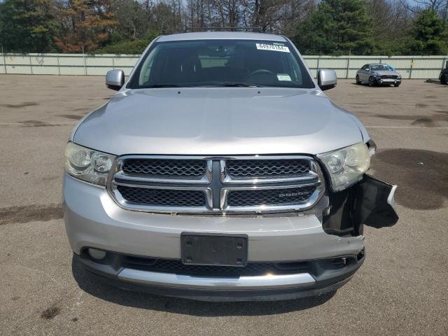 1D4RE4GG1BC688727 - 2011 DODGE DURANGO CREW SILVER photo 5