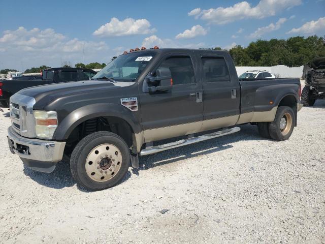 1FTXW43R08EA05566 - 2008 FORD F450 SUPER DUTY GRAY photo 1