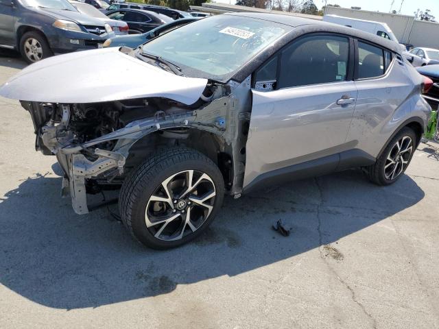 JTNKHMBX4L1079329 - 2020 TOYOTA C-HR XLE SILVER photo 1