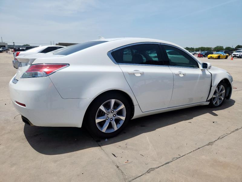 19UUA8F57CA022111 - 2012 ACURA TL WHITE photo 3