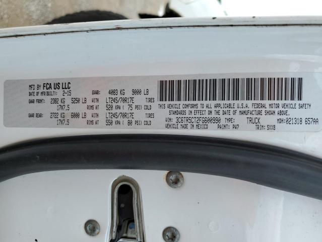 3C6TR5CT2FG600990 - 2015 RAM 2500 ST 白色 照片 13