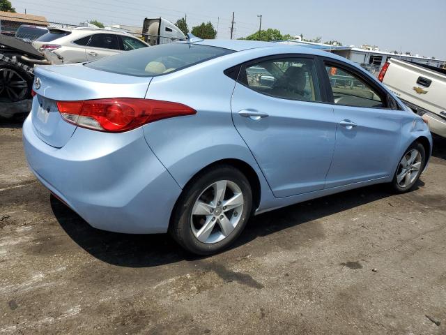 KMHDH4AE1CU245572 - 2012 HYUNDAI ELANTRA GLS BLUE photo 3