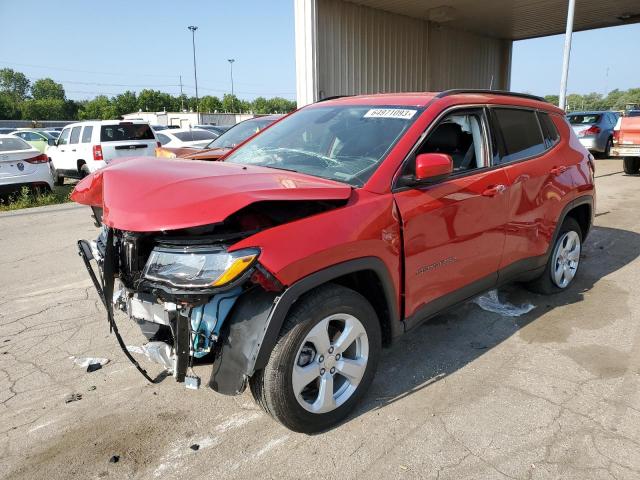 3C4NJCBB1MT505833 - 2021 JEEP COMPASS LATITUDE RED photo 1