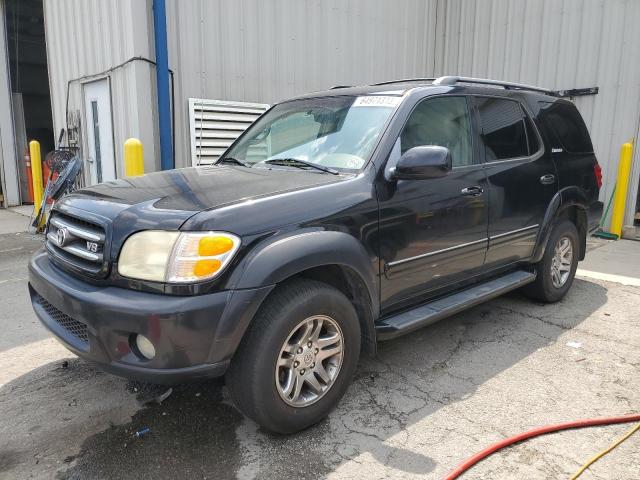 5TDZT38A84S213715 - 2004 TOYOTA SEQUOIA LIMITED BLACK photo 1