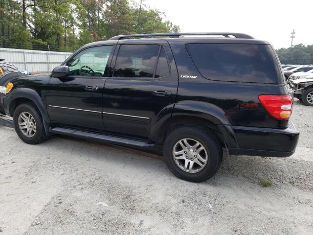 5TDZT38A84S213715 - 2004 TOYOTA SEQUOIA LIMITED BLACK photo 2