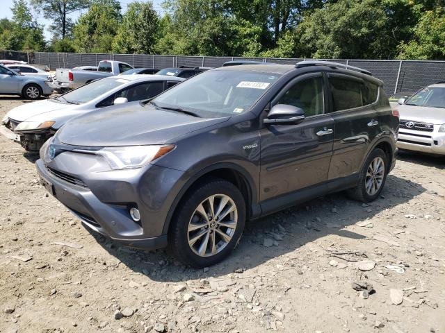 JTMDJREV2GD051882 - 2016 TOYOTA RAV4 HV LIMITED GRAY photo 1