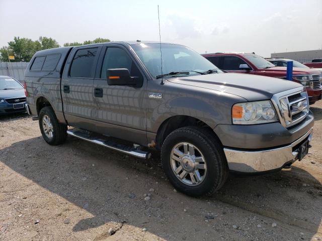 1FTPW14V98FB99261 - 2008 FORD F150 SUPERCREW GRAY photo 4