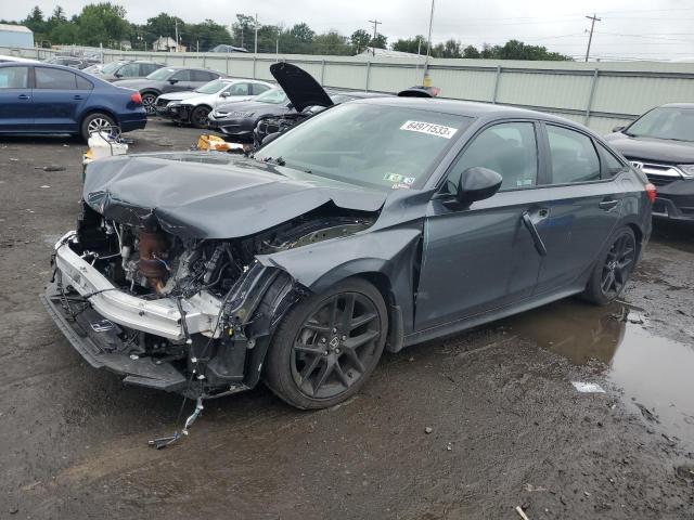 2HGFE2F54NH570288 - 2022 HONDA CIVIC SPORT 灰色 照片 1