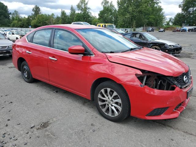 3N1AB7AP5JL621955 - 2018 NISSAN SENTRA S RED photo 4