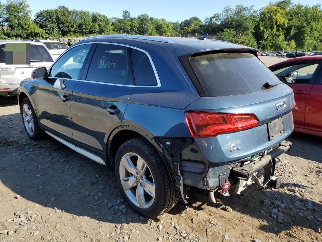 WA1BNAFY9J2205877 - 2018 AUDI Q5 PREMIUM PLUS BLUE photo 2