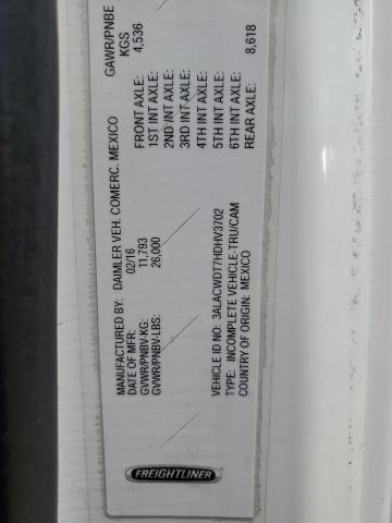 3ALACWDT7HDHV3702 - 2017 FREIGHTLINER M2 106 MEDIUM DUTY WHITE photo 10