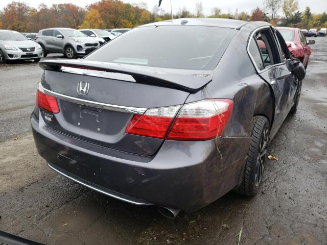 1HGCR2F80EA242172 - 2014 HONDA ACCORD EXL CHARCOAL photo 4