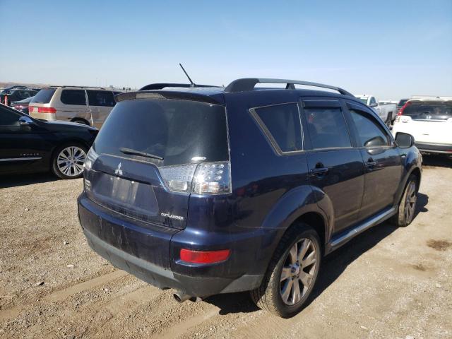 JA4JT3AW8DU004533 - 2013 MITSUBISHI OUTLANDER SE BLUE photo 4