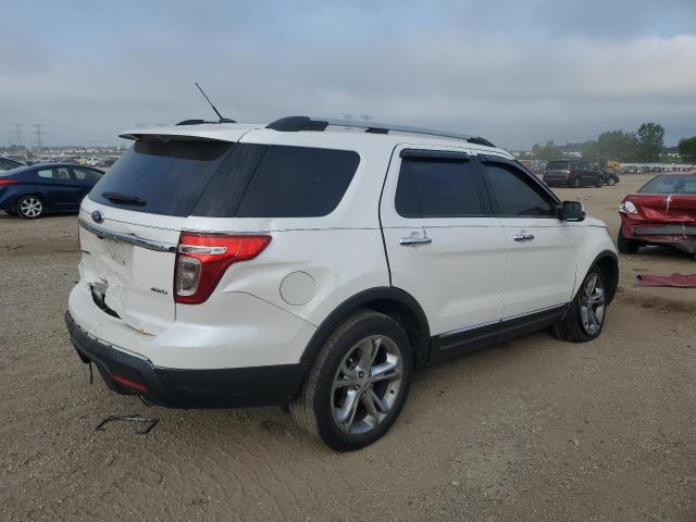 1FMHK8F8XCGA99992 - 2012 FORD EXPLORER LIMITED WHITE photo 3