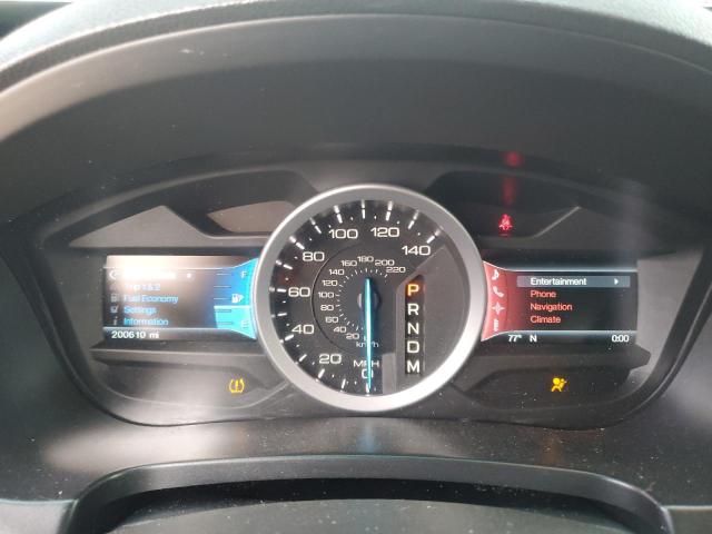 1FMHK8F8XCGA99992 - 2012 FORD EXPLORER LIMITED WHITE photo 9