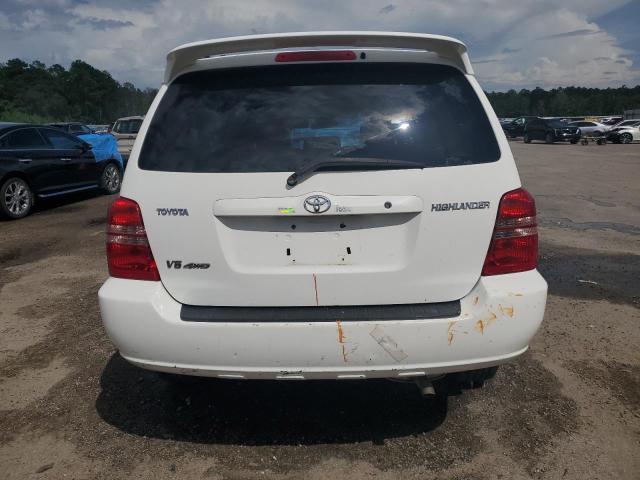 JTEHF21A830103431 - 2003 TOYOTA HIGHLANDER LIMITED WHITE photo 6